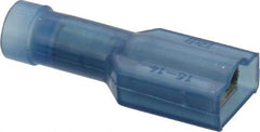 Thomas & Betts - 16 to 14 AWG, Nylon, Fully Insulated, Female Wire Disconnect - 1/4 Inch Wide Tab, Blue, CSA Certified, RoHS Compliant, UL 94 V-2, UL File E66716, UL Listed - Caliber Tooling