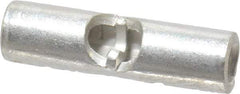 Thomas & Betts - 16 to 14 AWG Compatible, Noninsulated, Crimp-On Butt Splice Terminal - 2 Wire Entries, Copper Contacts, Tin Contact Plating, 0.62" OAL, Blue - Caliber Tooling