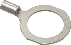 Thomas & Betts - 18-14 AWG Noninsulated Crimp Connection D Shaped Ring Terminal - 1/2" Stud, 1.06" OAL x 0.72" Wide, Tin Plated Copper Contact - Caliber Tooling