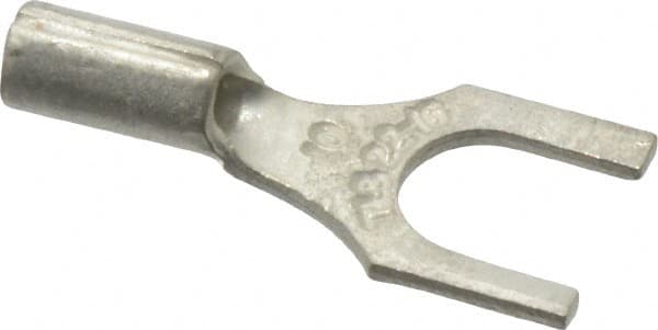 Thomas & Betts - #10 Stud, 22 to 16 AWG Compatible, Noninsulated, Crimp Connection, Standard Fork Terminal - Caliber Tooling