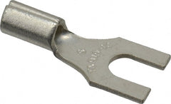 Thomas & Betts - #6 Stud, 18 to 14 AWG Compatible, Noninsulated, Crimp Connection, Standard Fork Terminal - Caliber Tooling