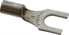 Thomas & Betts - #8 Stud, 18 to 14 AWG Compatible, Noninsulated, Crimp Connection, Standard Fork Terminal - Caliber Tooling