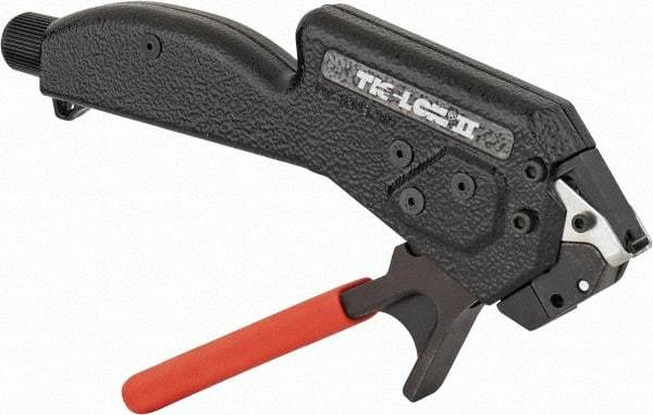 Thomas & Betts - 0 to 1/4 Inch Wide, Up to 250 Lb. Tensile Strength, Stainless Steel Cable Tie Installation Tool - Automatic Actuation, RoHS Compliant - Caliber Tooling