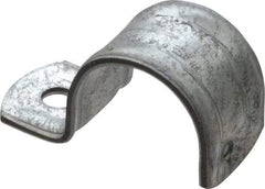 Thomas & Betts - 1" Pipe, Steel, Zinc Plated" Pipe or Conduit Strap - 1 Mounting Hole - Caliber Tooling