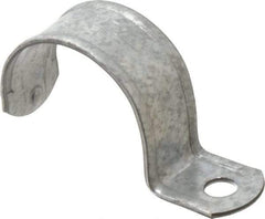 Thomas & Betts - 2" Pipe, Steel, Zinc Plated" Pipe or Conduit Strap - 1 Mounting Hole - Caliber Tooling