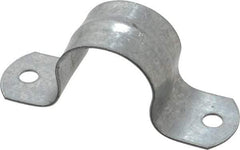Thomas & Betts - 3/4 Pipe, Steel, Zinc Plated Pipe or Conduit Strap - 2 Mounting Holes - Caliber Tooling