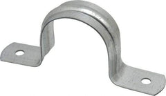 Thomas & Betts - 1-1/2 Pipe, Steel, Zinc Plated Pipe or Conduit Strap - 2 Mounting Holes - Caliber Tooling