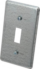 Thomas & Betts - Electrical Outlet Box Steel Device Cover - Includes Phillips Head Screw - Caliber Tooling