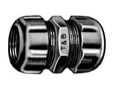 Thomas & Betts - 1/2" Trade, Malleable Iron Compression Rigid/Intermediate (IMC) Conduit Coupling - Noninsulated - Caliber Tooling