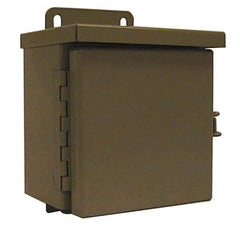 Wiegmann - 21" OAW x 33" OAH Powder Coat Finish Electrical Enclosure Back Panel - 36" x 24" Box, 14 Gauge Steel, Use with B362407CH/B362409CH/B362411CH/N12362406/N12362408/N12362410/N12362412/RHC362412 - Caliber Tooling