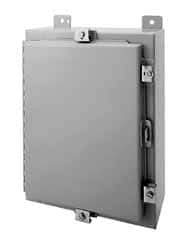 Wiegmann - Steel Standard Enclosure Hinge Flat Cover - NEMA 4, 12, 13, 610mm Wide x 762 mm High x 254mm Deep, Dirt-tight, Dust-tight, Oiltight & Watertight - Caliber Tooling