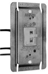 Pass & Seymour - 1 Pole, 120 VAC, 600 Watt, Specification Grade, Toggle, Wall and Dimmer Light Switch - Incandescent - Caliber Tooling