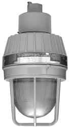 Hubbell Killark - 120 VAC, 13 Watt, Compact Fluorescent Hazardous Location Light Fixture - Explosionproof, Corrosion, Dirt, Moisture & Vibration Resistant, Aluminum Housing, 7-7/16" Wide x 14-5/16" High - Caliber Tooling