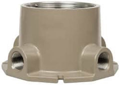 Hubbell Killark - Gray Light Fixture Ceiling Bracket - For Use with Hazardous Location HID Fixture - EZ Series, CSA File LR11713, UL File E10514 & E91793 - Caliber Tooling