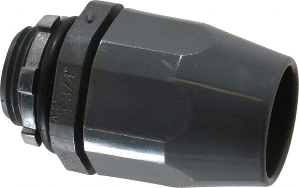 Thomas & Betts - 3/4" Trade, Thermoplastic Threaded Straight Liquidtight Conduit Connector - Insulated - Caliber Tooling