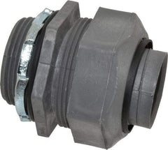 Thomas & Betts - 1-1/4" Trade, Thermoplastic Threaded Straight Liquidtight Conduit Connector - Insulated - Caliber Tooling