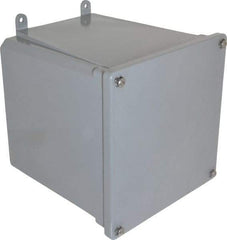 Thomas & Betts - Thermoplastic Junction Box Enclosure Screw Flat Cover - NEMA 4, 4X, 6" Wide x 6" High x 6" Deep, Corrosion Resistant - Caliber Tooling