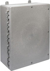 Thomas & Betts - Thermoplastic Standard Enclosure Hinge Flat Cover - NEMA 1, 2, 3, 4, 12, 3S, 3SX, 3X, 4X, 16-1/2" Wide x 20" High x 7-1/2" Deep - Caliber Tooling