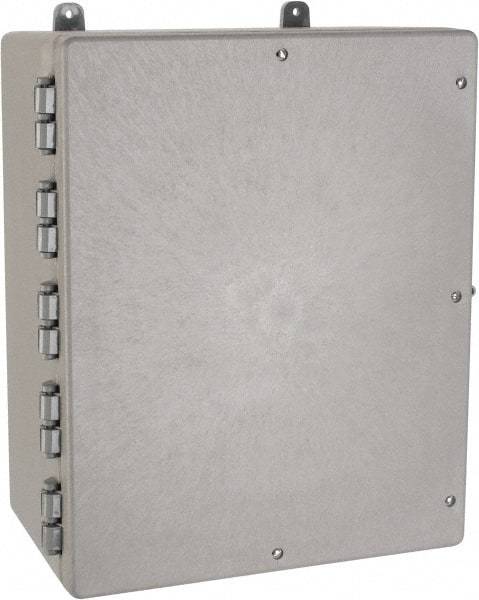 Thomas & Betts - Thermoplastic Standard Enclosure Hinge Flat Cover - NEMA 1, 2, 3, 4, 12, 3S, 3SX, 3X, 4X, 16-1/2" Wide x 20" High x 9-1/2" Deep - Caliber Tooling