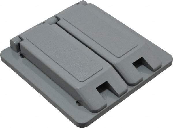 Thomas & Betts - Electrical Outlet Box Polycarbonate Duplex Receptacle Cover - Caliber Tooling