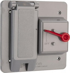 Thomas & Betts - Electrical Outlet Box Polycarbonate Combination Toggle with GFI Cover - Caliber Tooling