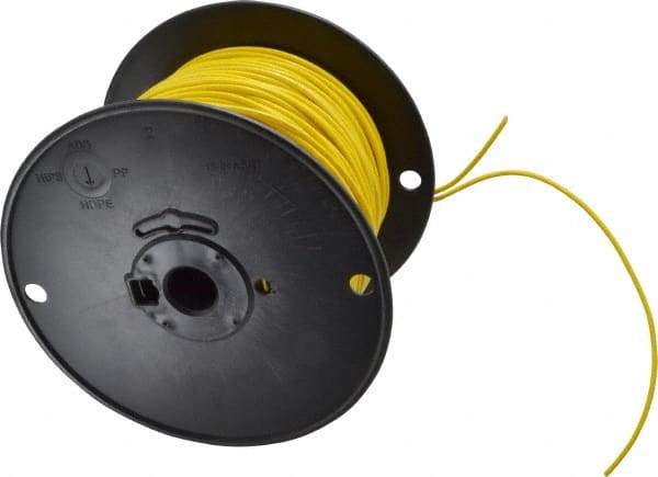 Southwire - 18 AWG, 16 Strand, Yellow Machine Tool Wire - PVC, Acid, Moisture and Oil Resistant, 500 Ft. Long - Caliber Tooling