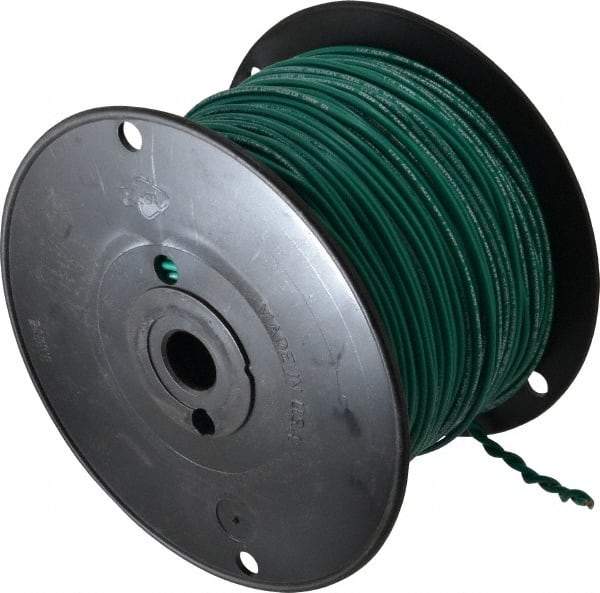 Southwire - 18 AWG, 16 Strand, Green Machine Tool Wire - PVC, Acid, Moisture and Oil Resistant, 500 Ft. Long - Caliber Tooling