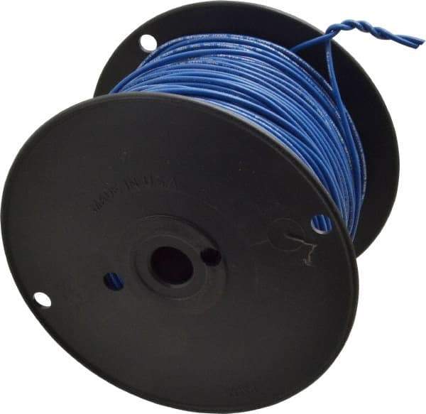 Southwire - 18 AWG, 16 Strand, Blue Machine Tool Wire - PVC, Acid, Moisture and Oil Resistant, 500 Ft. Long - Caliber Tooling