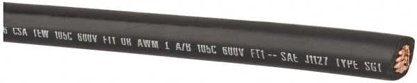 Southwire - 2 AWG, 19 Strand, Black Machine Tool Wire - PVC, Acid, Moisture and Oil Resistant, 500 Ft. Long - Caliber Tooling