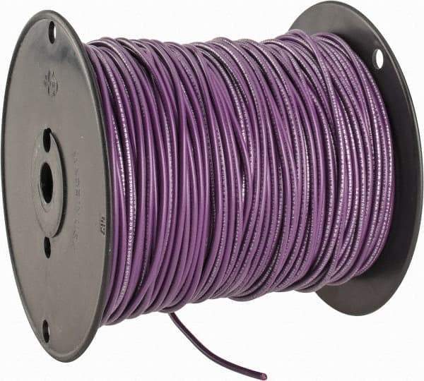 Southwire - 14 AWG, 41 Strand, Purple Machine Tool Wire - PVC, Acid, Moisture and Oil Resistant, 500 Ft. Long - Caliber Tooling