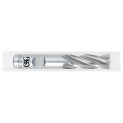 3/4 Dia. x 3-5/8 Overall Length 4-Flute Square End HSS-CO SE End Mill-Round Shank-Non-Center Cutting-TiN - Caliber Tooling