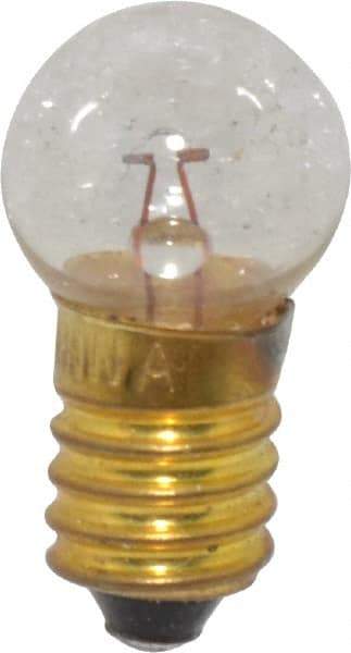 Value Collection - 2.5 Watt, 5 Volt, Incandescent Miniature & Specialty G4-1/2 Lamp - Miniature Screw Base, 2 to 4.999 Equivalent Range, Warm (1,000 to 3,000), Dimmable, 1-1/4" OAL - Caliber Tooling