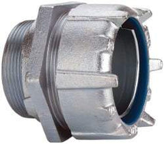 Thomas & Betts - 3" Trade, Steel Threaded Straight Liquidtight Conduit Connector - Noninsulated - Caliber Tooling