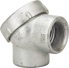 Thomas & Betts - 1-1/2" Trade, Iron Threaded Angled Rigid/Intermediate (IMC) Conduit Elbow - Noninsulated - Caliber Tooling