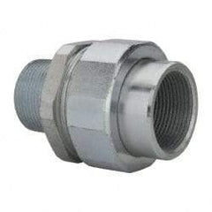 Thomas & Betts - 1-1/4" Trade, Steel Threaded Straight Rigid/Intermediate (IMC) Conduit Male Union - Noninsulated - Caliber Tooling