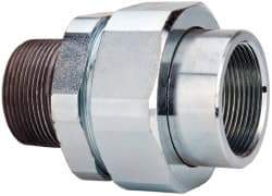 Thomas & Betts - 1-1/2" Trade, Steel Threaded Straight Rigid/Intermediate (IMC) Conduit Male Union - Noninsulated - Caliber Tooling