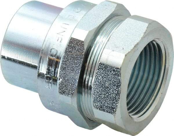 Thomas & Betts - 1" Trade, Steel Threaded Straight Rigid/Intermediate (IMC) Conduit Female Union - Noninsulated - Caliber Tooling