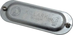 Hubbell Killark - 1" Trade, Steel Conduit Body Cover Plate - Use with Form 35 Conduit Bodies, Form 85 Conduit Bodies - Caliber Tooling