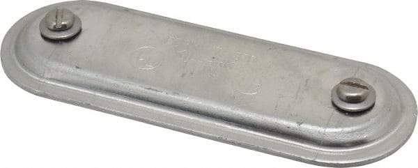 Hubbell Killark - 1" Trade, Aluminum Conduit Body Cover Plate - Use with Form 7 Conduit Bodies - Caliber Tooling