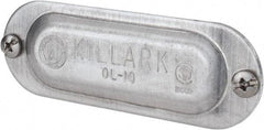 Hubbell Killark - 1/2" Trade, Aluminum Conduit Body Cover Plate - Use with Form 35 Conduit Bodies, Form 85 Conduit Bodies - Caliber Tooling