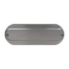 Hubbell Killark - 2-1/2" & 3" Trade, Aluminum Conduit Body Cover Plate - Use with Form 35 Conduit Bodies, Form 85 Conduit Bodies - Caliber Tooling