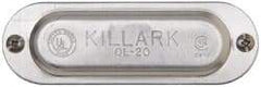 Hubbell Killark - 3/4" Trade, Aluminum Conduit Body Cover Plate - Use with Form 35 Conduit Bodies, Form 85 Conduit Bodies - Caliber Tooling