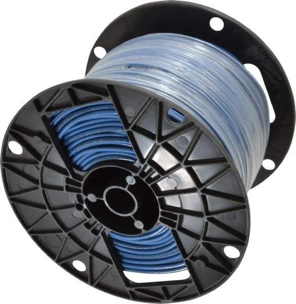 Southwire - THHN/THWN, 12 AWG, 20 Amp, 500' Long, Solid Core, 1 Strand Building Wire - Blue, Thermoplastic Insulation - Caliber Tooling