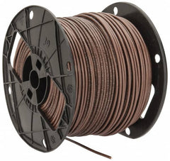 Southwire - THHN/THWN, 12 AWG, 20 Amp, 500' Long, Solid Core, 1 Strand Building Wire - Brown, Thermoplastic Insulation - Caliber Tooling