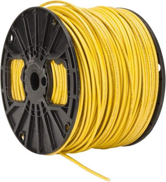 Southwire - THHN/THWN, 12 AWG, 20 Amp, 500' Long, Stranded Core, 19 Strand Building Wire - Yellow, Thermoplastic Insulation - Caliber Tooling