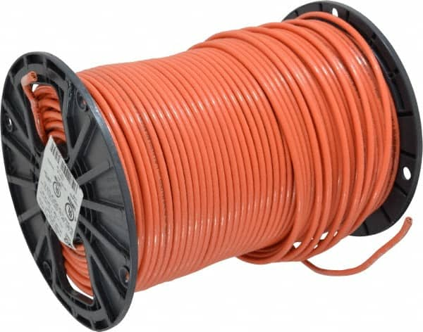 Southwire - THHN/THWN, 10 AWG, 30 Amp, 500' Long, Stranded Core, 19 Strand Building Wire - Orange, Thermoplastic Insulation - Caliber Tooling