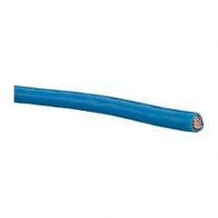 Southwire - THHN/THWN, 6 AWG, 55 Amp, 500' Long, Stranded Core, 19 Strand Building Wire - Blue, Thermoplastic Insulation - Caliber Tooling