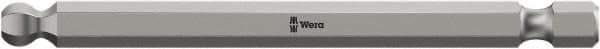 Wera - 4mm Hex Bit - 1/4" Hex Drive, 3-1/2" OAL - Caliber Tooling