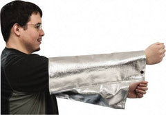 PRO-SAFE - Size Universal, Silver/Yellow/Black Aluminzed Kevlar Aluminized Sleeve - 18" Long Sleeve - Caliber Tooling