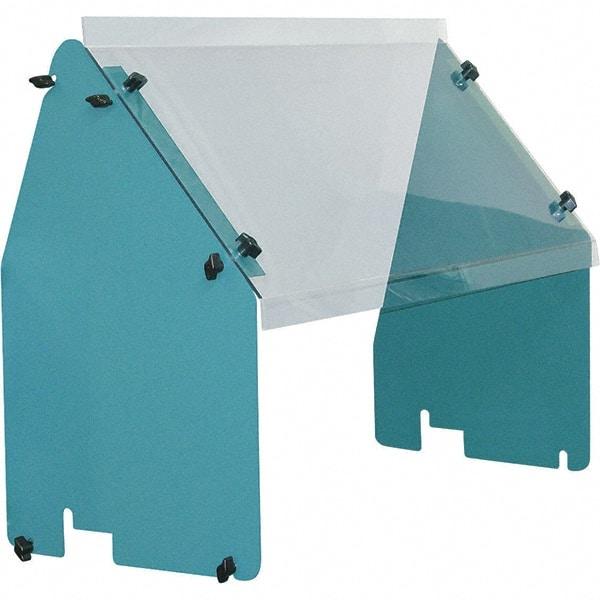 Dynabrade - Front and Side Shield Kit - Use With Metal Capture Downdraft Tables Includes Clear Panel - Caliber Tooling